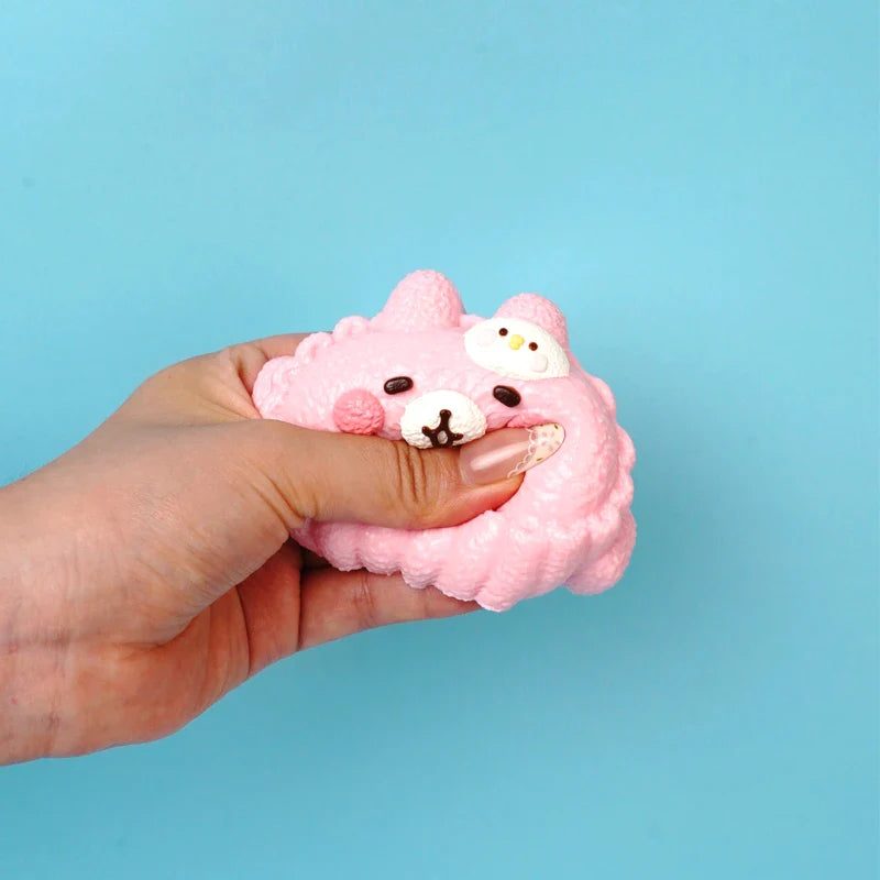 Pawtoto Adorable Bunny Eye Mask Squishy Toy Handmade Food Grade Silicon