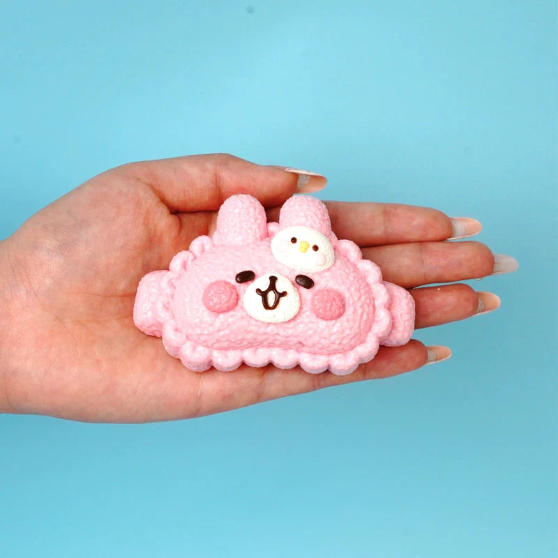 Pawtoto Adorable Bunny Eye Mask Squishy Toy Handmade Food Grade Silicon