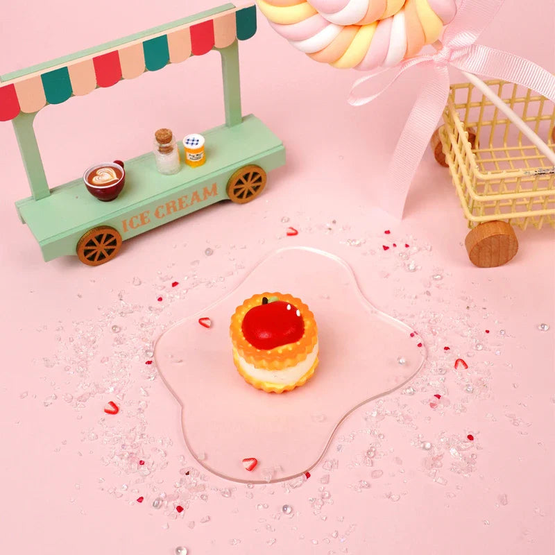 Pawtoto Christmas Apple Cookie Squishy Toy Handmade Food Grade Silicon