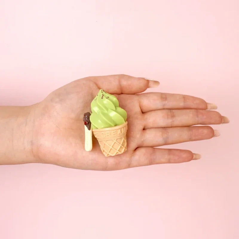 Pawtoto Pawtoto Mini Ice Cream Green Squishy Toy Handmade Food Grade Silicon  Squishy Toy Handmade Food Grade Silicon
