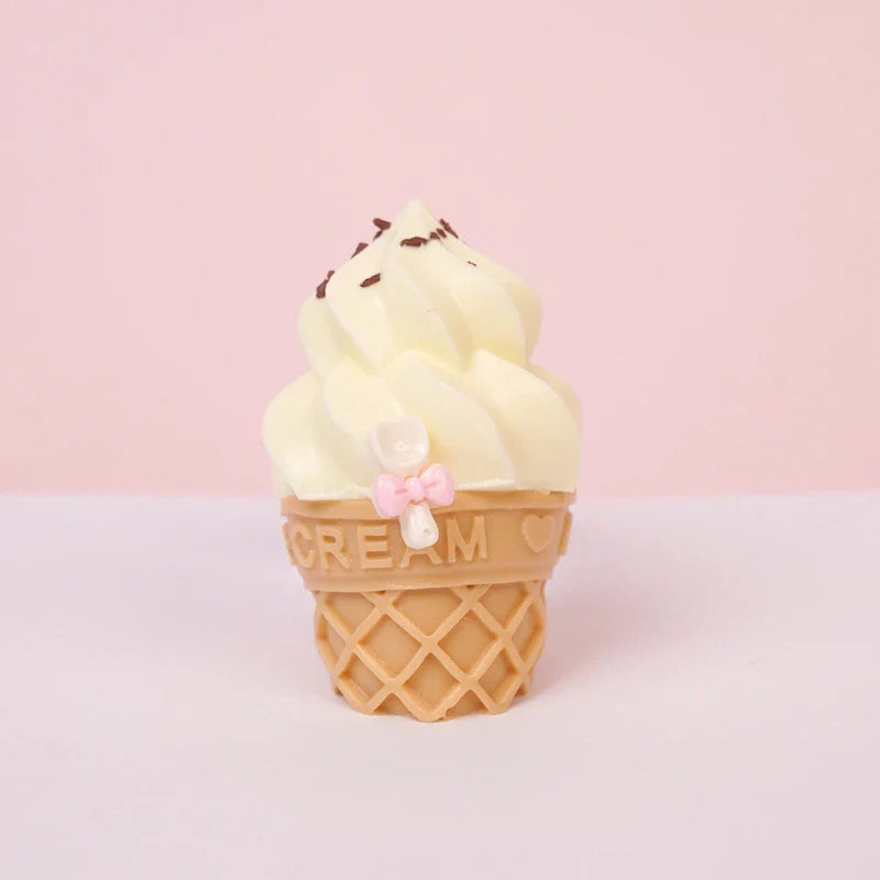 Pawtoto Pawtoto Mini Ice Cream Green Squishy Toy Handmade Food Grade Silicon  Squishy Toy Handmade Food Grade Silicon