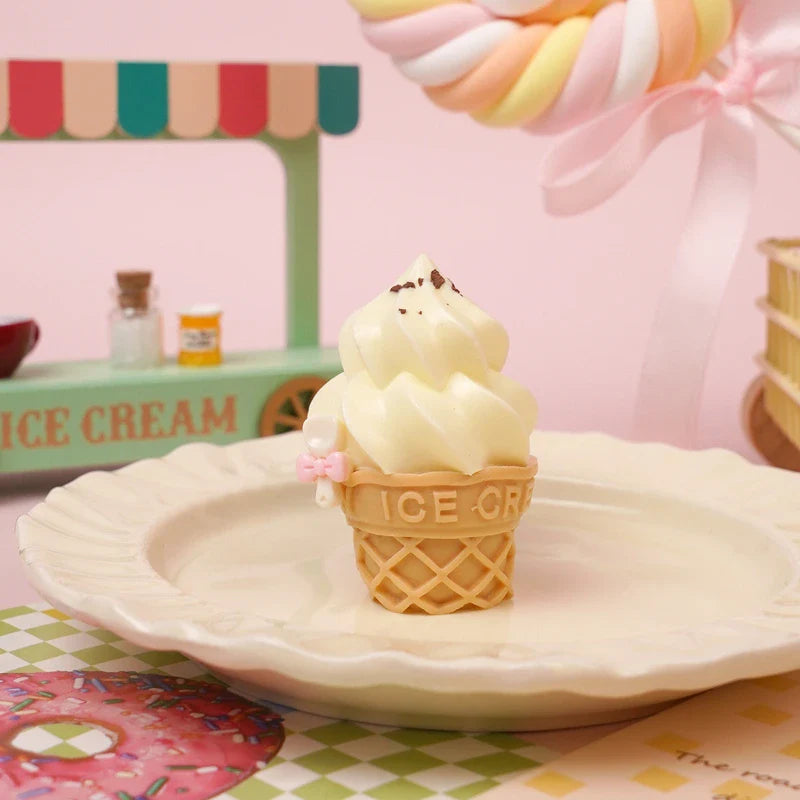 Pawtoto Pawtoto Mini Ice Cream Green Squishy Toy Handmade Food Grade Silicon  Squishy Toy Handmade Food Grade Silicon