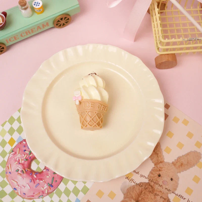 Pawtoto Pawtoto Mini Ice Cream Green Squishy Toy Handmade Food Grade Silicon  Squishy Toy Handmade Food Grade Silicon